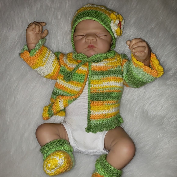 handmade baby sweater sets